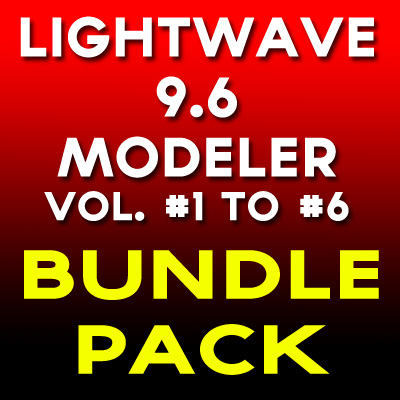 Lightwave 3D 9.6 Modeler Volumes #1 to 6 (Bundle Pack)