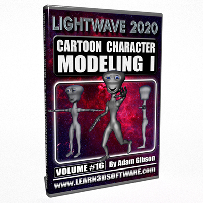 LightWave 2020-Volume #16-Cartoon Character Modeling I- Head Modeling
